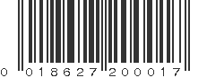 UPC 018627200017