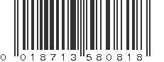 UPC 018713580818