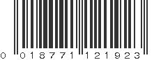 UPC 018771121923