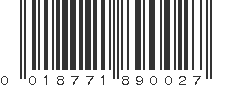 UPC 018771890027