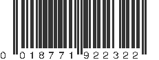 UPC 018771922322