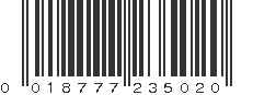 UPC 018777235020