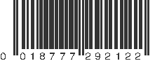 UPC 018777292122