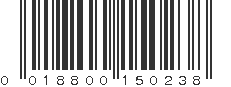 UPC 018800150238