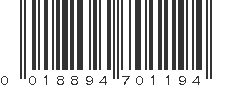 UPC 018894701194