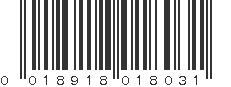 UPC 018918018031