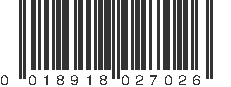 UPC 018918027026