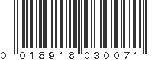 UPC 018918030071