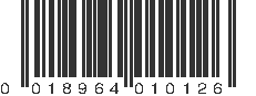 UPC 018964010126