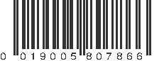 UPC 019005807866