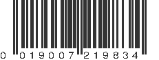 UPC 019007219834