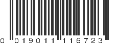 UPC 019011116723