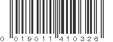 UPC 019011410326