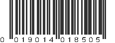 UPC 019014018505