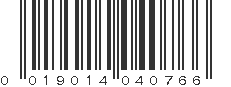 UPC 019014040766