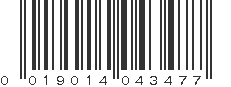 UPC 019014043477