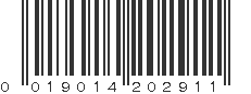 UPC 019014202911