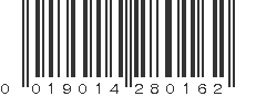 UPC 019014280162