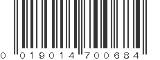 UPC 019014700684