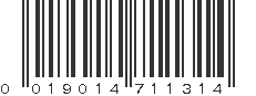 UPC 019014711314