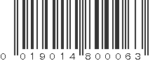 UPC 019014800063