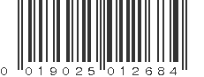 UPC 019025012684