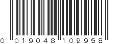 UPC 019048109958