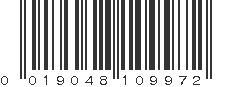 UPC 019048109972