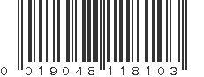 UPC 019048118103