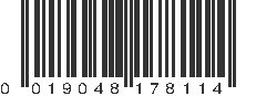 UPC 019048178114