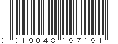 UPC 019048197191