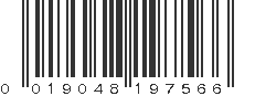 UPC 019048197566