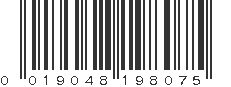 UPC 019048198075