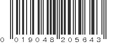 UPC 019048205643