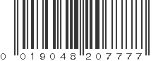 UPC 019048207777