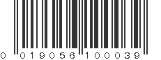 UPC 019056100039