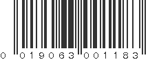 UPC 019063001183