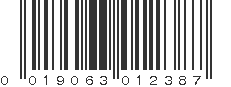 UPC 019063012387