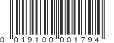 UPC 019100001794