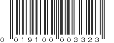 UPC 019100003323