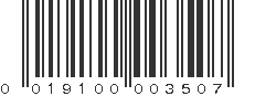 UPC 019100003507