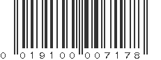 UPC 019100007178