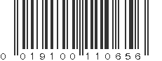 UPC 019100110656