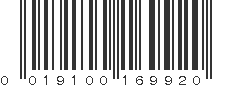 UPC 019100169920