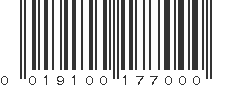 UPC 019100177000