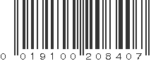 UPC 019100208407