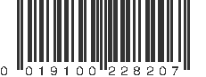 UPC 019100228207