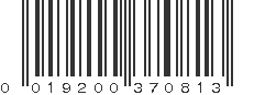 UPC 019200370813