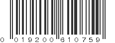 UPC 019200610759