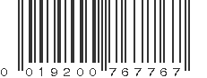 UPC 019200767767